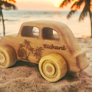 Personalized Wooden Cars Toy Baby Boy Gift, Customized Wooden Cars First Christmas Gift, Personalized Toy Car  Unique Gift for Toddlers