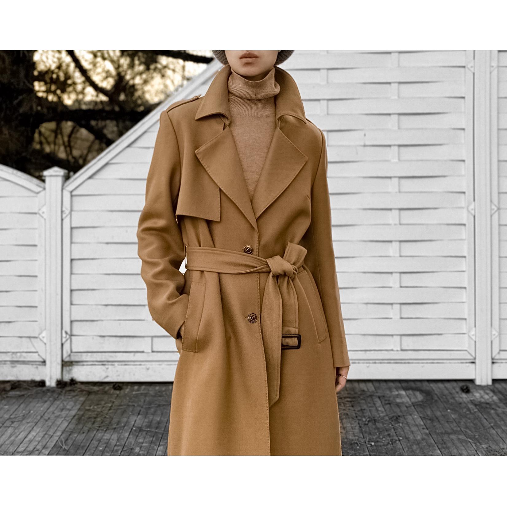 Burberry Silk Trench Coat - Etsy