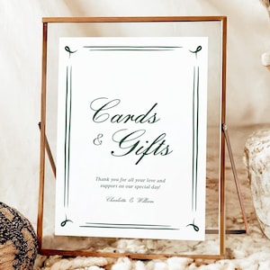 Cartes de mariage manuscrites et modèle de signe, signalisation de mariage dessinée à la main d'inspiration vintage, calligraphie signe de mariage, téléchargement immédiat W15