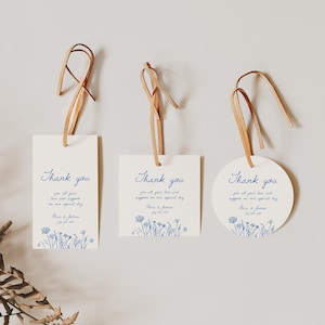 Moderne Hochzeit Dankeschön Tag Vorlage, Handgeschriebener Hochzeit Gunsten Anhänger, Handgezeichneter Geschenkanhänger, Hochzeit Gastgeschenk, Skurril, Sofort Download W04