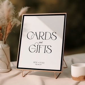 Modèle de plaque de mariage rétro, signalisation de mariage, plaque de mariage noir et blanc modifiable, décoration de mariage audacieuse, téléchargement immédiat W07