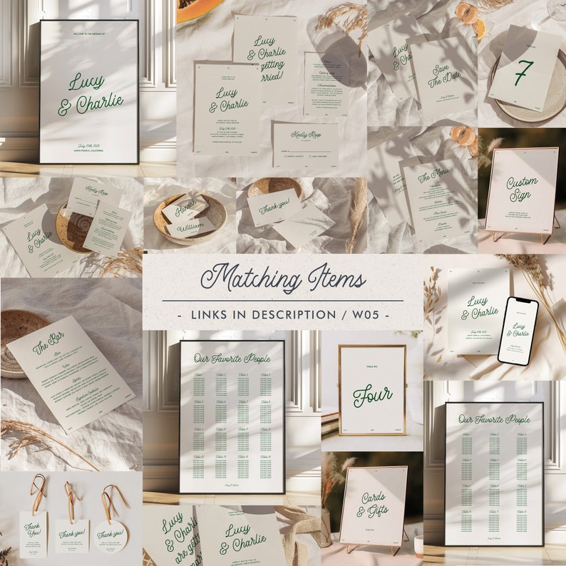 Modern Wedding Welcome Sign Template, Bold Welcome Sign, Retro Wedding ...