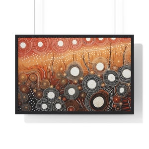 Aboriginal Art Print: &quot;Dreamtime Odyssey&quot;