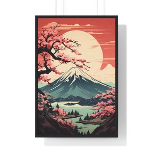 Mount Fuji - Vintage Japanese Poster