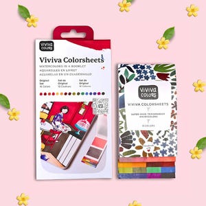 Viviva 旅行に便利、ポータブル、手作りのクラシック水彩シート 16 枚