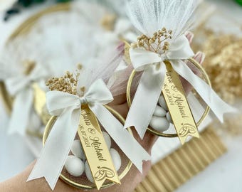 Personalized Wedding Almond Candy Favors: Elegant Celebration Keepsakes