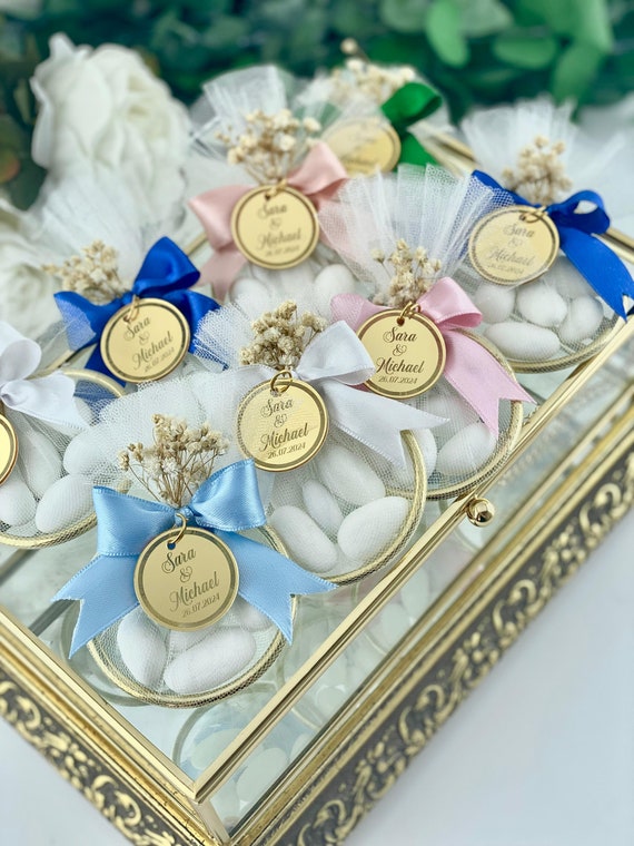 Bomboniere Matrimonio - 40 Apribottiglie A Chiave In Rame, Con Sacchetti Ed Etichette, Regalo Originale