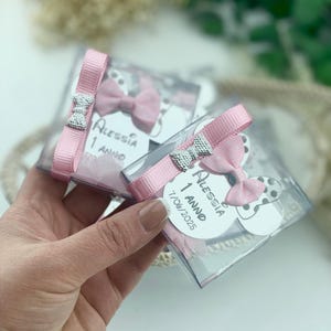 Personalized Minnie Mouse Magnet – Pink First Birthday Favor, Disney Theme Guest Gift, Minnie Keepsake for Girl’s Party