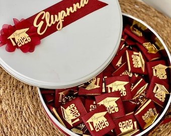 Class of 2026 Graduation Favor, Personalized Chocolate Gift Box, Grad Party Favor