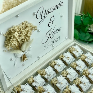 Personalized Wedding Chocolates – Floral Engagement Favors for Guests image 13