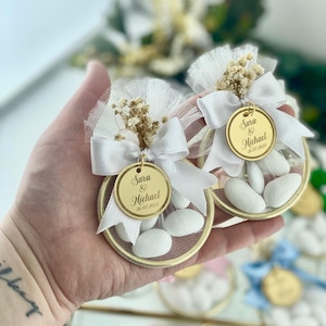 Cadeaux de mariage personnalisés aux amandes - dragée de mariage personnalisée, faveurs, cadeaux de baby shower, cadeaux dragée, faveurs en vrac, faveurs de fiançailles