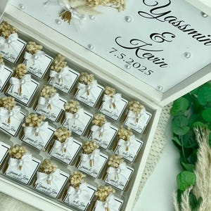 Personalized Wedding Chocolates – Floral Engagement Favors for Guests image 16