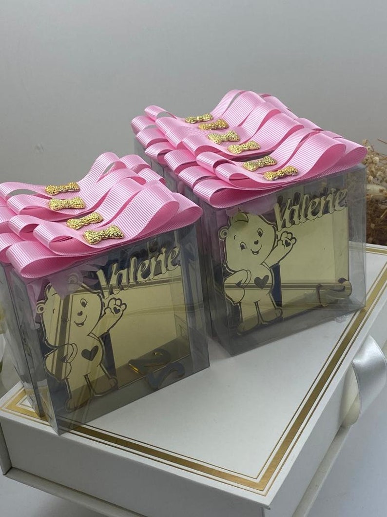 Personalized Gold Care Bear Photo Frame First Etsy