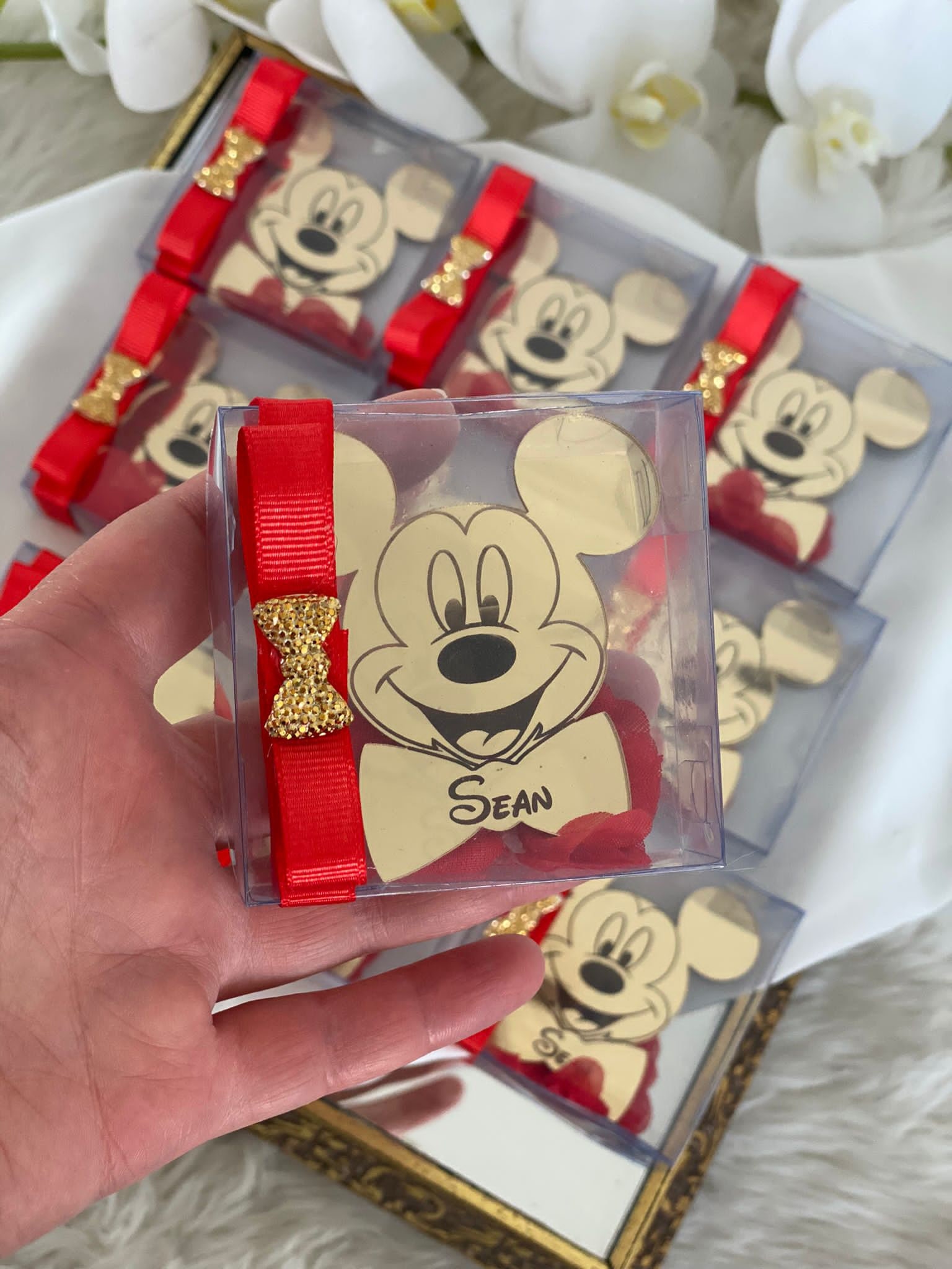 Mickey Mouse Favor Boxes – Personalized Disney Baby Shower \u0026 1st Birthday  Gifts - Etsy, image size:1536x2048