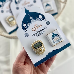 Ramadan Kareem Geschenkset mit Digitaler Tasbih und Schokolade