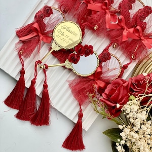 Gold Sweet 16 Party Gifts, Quinceañera Gifts, Wedding Gift, Sweet 15 Mis Quince Años, Small Hand Mirror Gift, Silver Gifts, Bridesmaid Gift