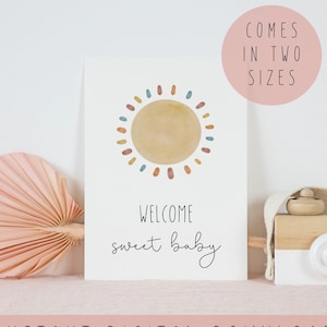 Kaart voor babyshower, kaart voor nieuwe baby, welkomstkaart, kaart voor genderneutrale babyshower, kaart voor nieuwe baby, kaart voor nieuwe baby meisje, wenskaarten, kaarten