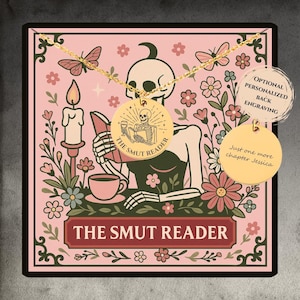 Die Smut Reader Tarot Halskette, personalisierte Smut Geschenk, Dark Romance Reader Schmuck, würzige Reader Geschenk für Smut Liebhaber, Bookish Smut Geschenk