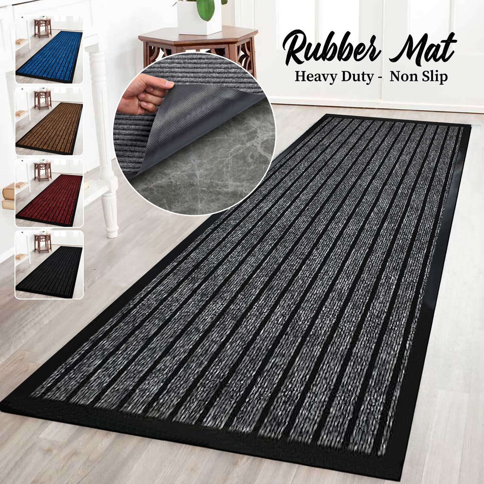 Black And White Striped Outdoor Rug Front Porch Rug Front Door Mat,welcome  Entrance Doormat, Low Pile Indoor Outdoor Entrance Mat For High Traffic  Area, Non-slip Bathroom Mat Carpet, Halloween Harvest Festival, Home