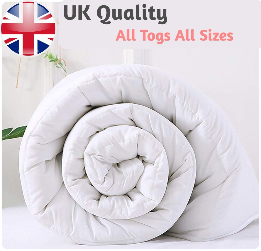 Luxury Duvet Quilt Tog 4.5, 10.5, 13.5, 15 Hotel Quality Warm Duvets Double King Etsy UK