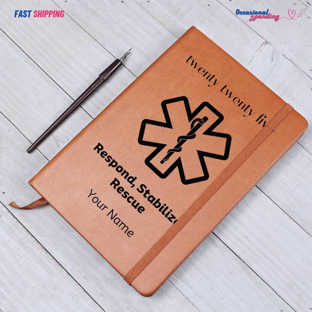 2025 Personalized Paramedic's Diary Journal - Thoughtful New Year Gift ...