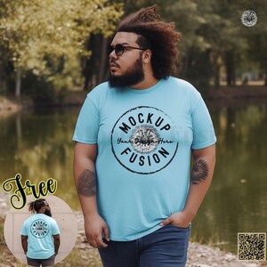 plus sized mock up,bella canva 3001 mock up, blackman mockup,africanamerican mock,colorful summershirt,styledmockup,mockupman,t shirtmockup