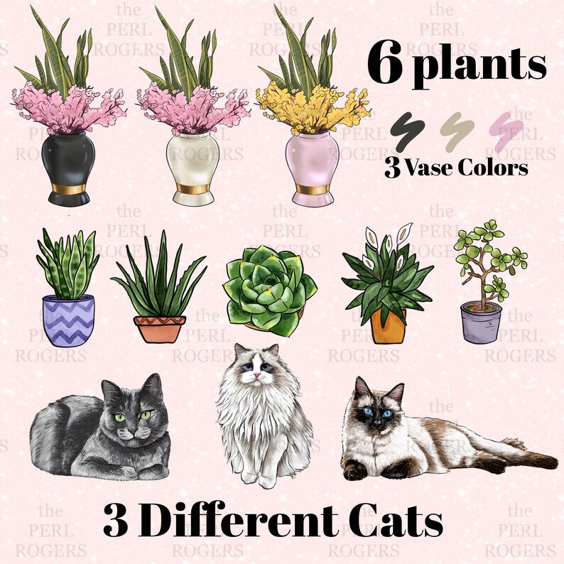 Planner Elements Clipart Set Planner Clipart Scrapbook Png Etsy