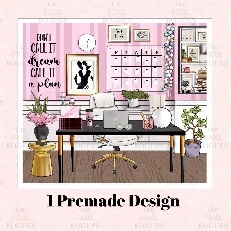 Planner Elements Clipart Set Planner Clipart Scrapbook Png Etsy