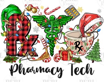 Pharmacy Squad Christmas Png Sublimation Design Download - Etsy