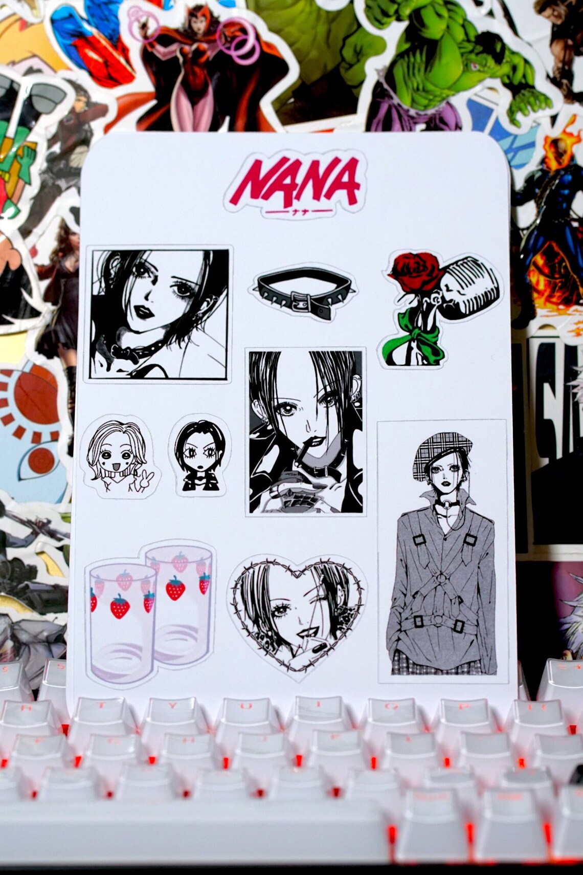 NANA Sticker Sheet Anime Sticker Sheet Kawaii Sticker Icons Sticker