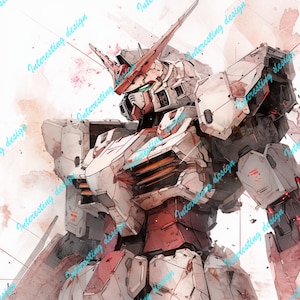Gundam Png , Gundam Clip Art , Gundam, Gundam Dye Sublimation Design , Digital Download