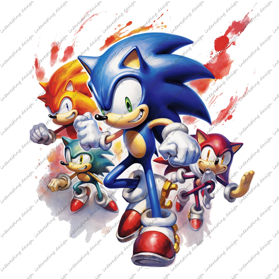 Sonic PNG, Download, Clip Art，sonic the Hedgehog Dijital Png Download ...