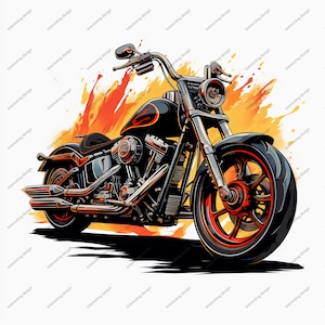 Motorcycle Png , Vintage Motorcycle Png , Motorbike Png , Motorcycle , Sublimation Design , Digital Download , Instant Download