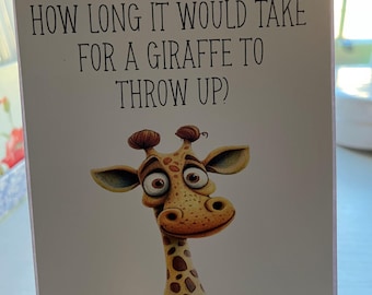 Giraffe - Ever Wonder - Humorous