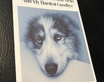 Sympathy Card for the Loss of a Dog