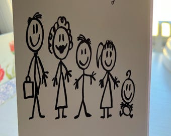 The Ass Family - Humorous Greeting Card