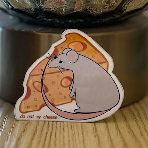 do not my cheese Sticker