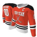 Custom V-Neck Hockey Jersey: Personalized Team Design product logo