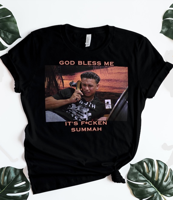 【美品】Bless n° holiday tシャツ　gadid anoniem God Bless Me It's F*cken Summah Vintage Nostalgic T-shirt – Funny