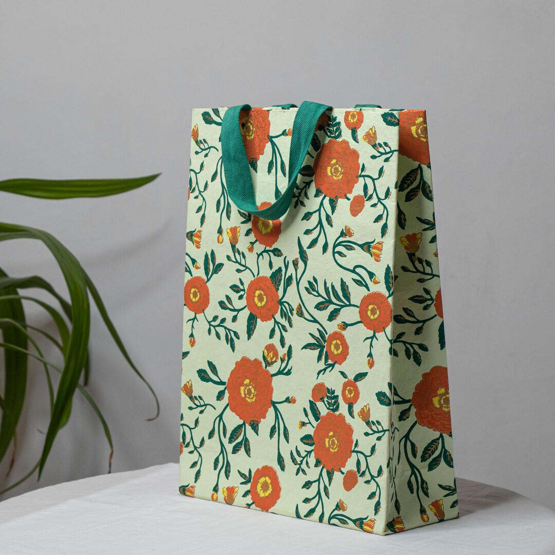 Eco Friendly Gift Bags, Handmade Paper Diary Bags, Handmade Shopping