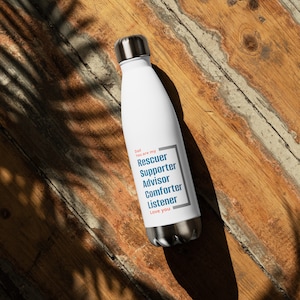 Gift for Dad Stainless Steel Water Bottle