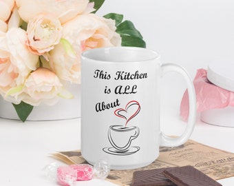 Coffee Lovers White Glossy Mug