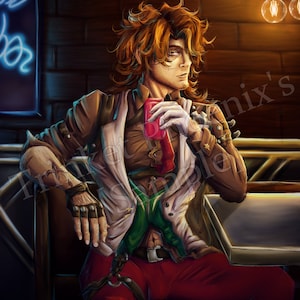 Honkai Star Rail Gallagher print