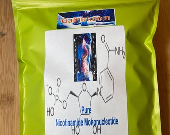 99.9% Pure Nicotinamide Mononucleotide Powder (NMN) supplement 50 Grams Powder (Free Shipping)