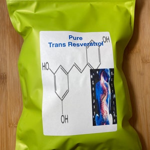 100% Pure Trans Resveratrol 100 Grams