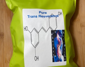 100% Pure Trans Resveratrol 100 Grams