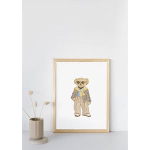 Polo Wall Art Poster | Printable Polo Ralph Downloadable Wall Art