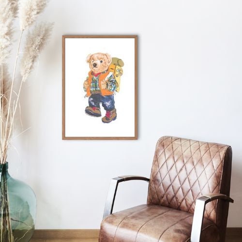 Polo Bear Wall Art Poster Printable Polo Ralph Downloadable Wall Art - Etsy