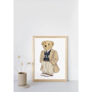Polo Wall Art Poster | Printable Polo Ralph Downloadable Wall Art