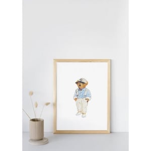 Polo Wall Art Poster | Printable Polo Ralph Downloadable Wall Art